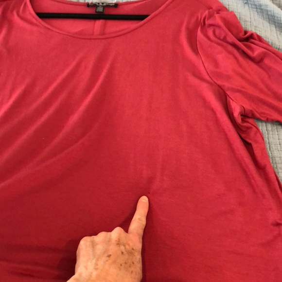 Cable & Gauge 2X muted Red Tunic new. Low Price - Picture 6 of 7